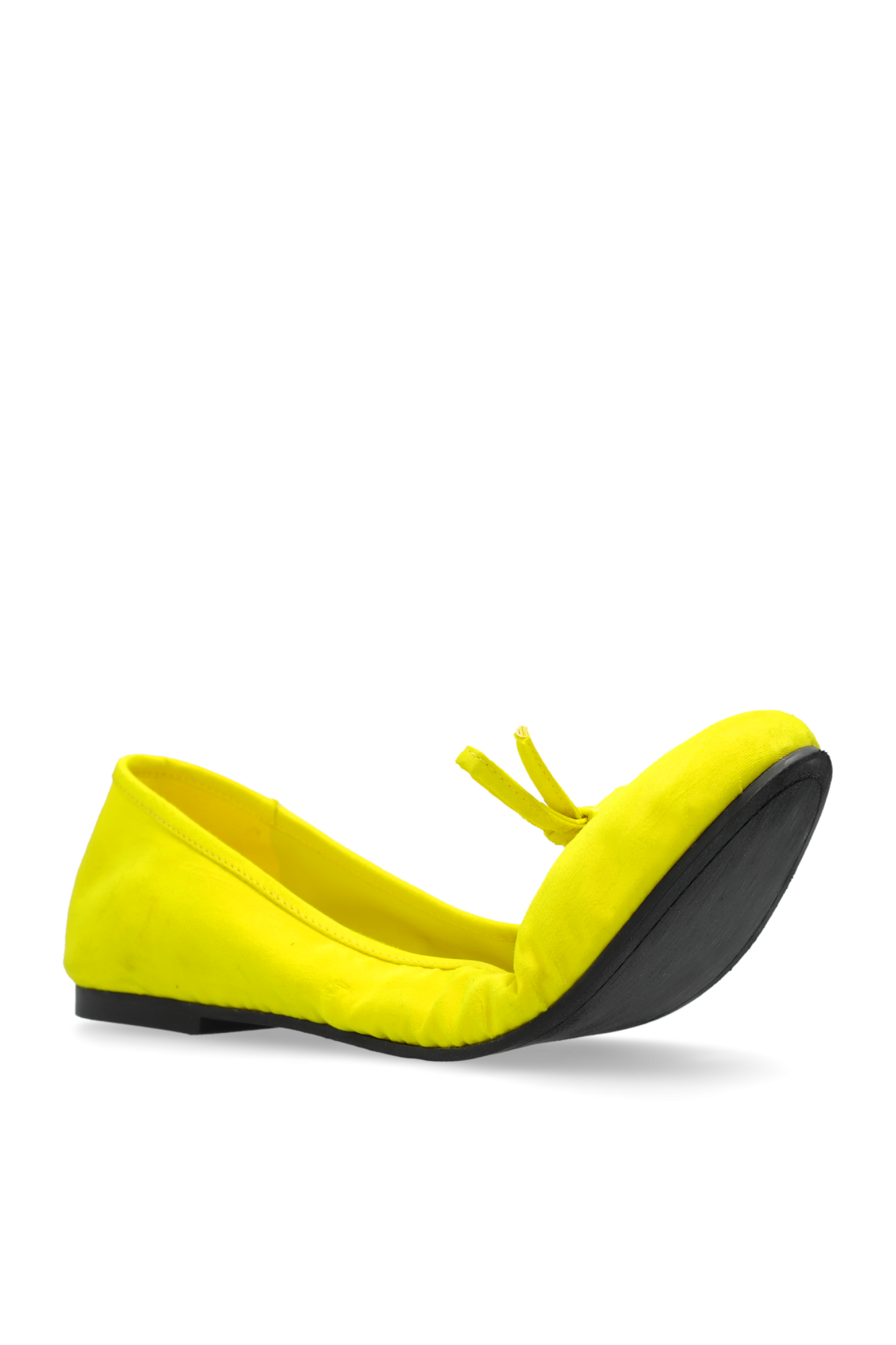 【BALENCIAGA】 Leopold Bootie フラットシューズ Black Leopold Bootie Ballerina Flats by Balenciaga on Sale